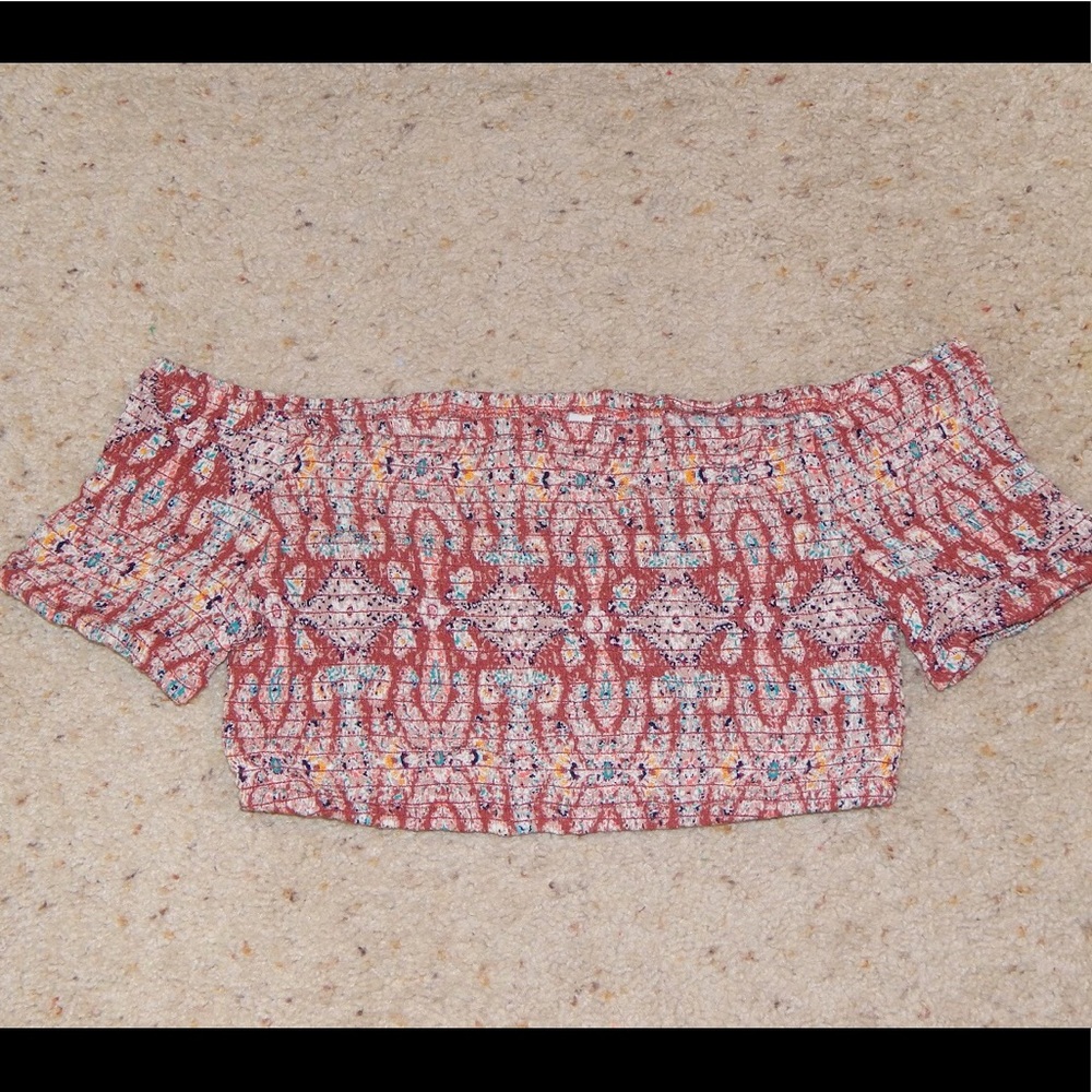 Ruffled crop top